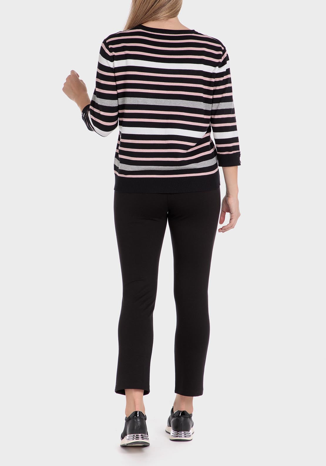 Punt Roma Ponte di roma trousers - Black 3 Shaws Department Stores