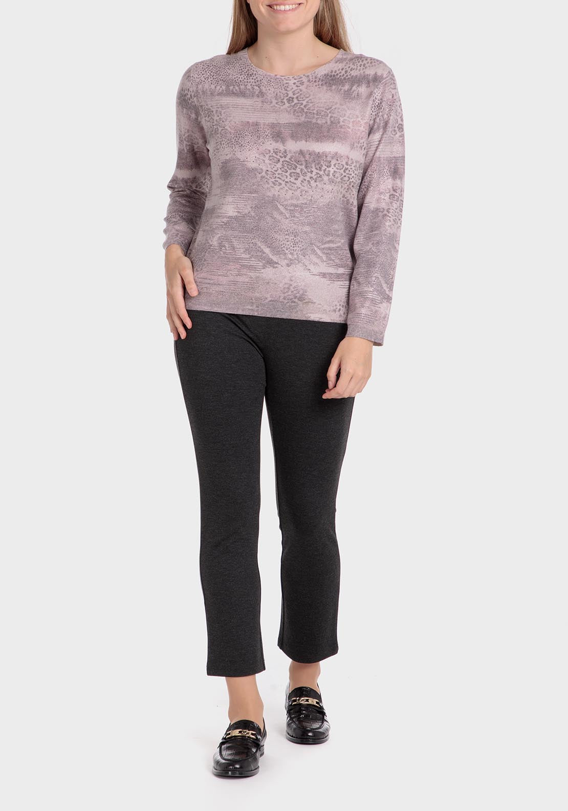Punt Roma Ponte di roma trousers - Grey 1 Shaws Department Stores
