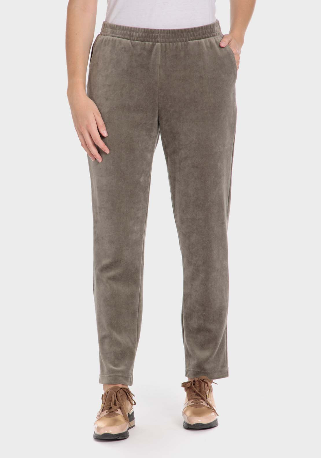 Punt Roma Trousers - Green 1 Shaws Department Stores