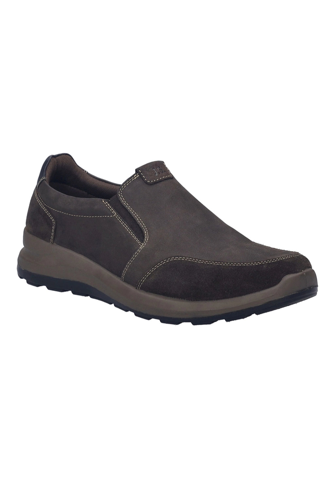 Slip On Nubuck Waterproof Shoe - Brown
