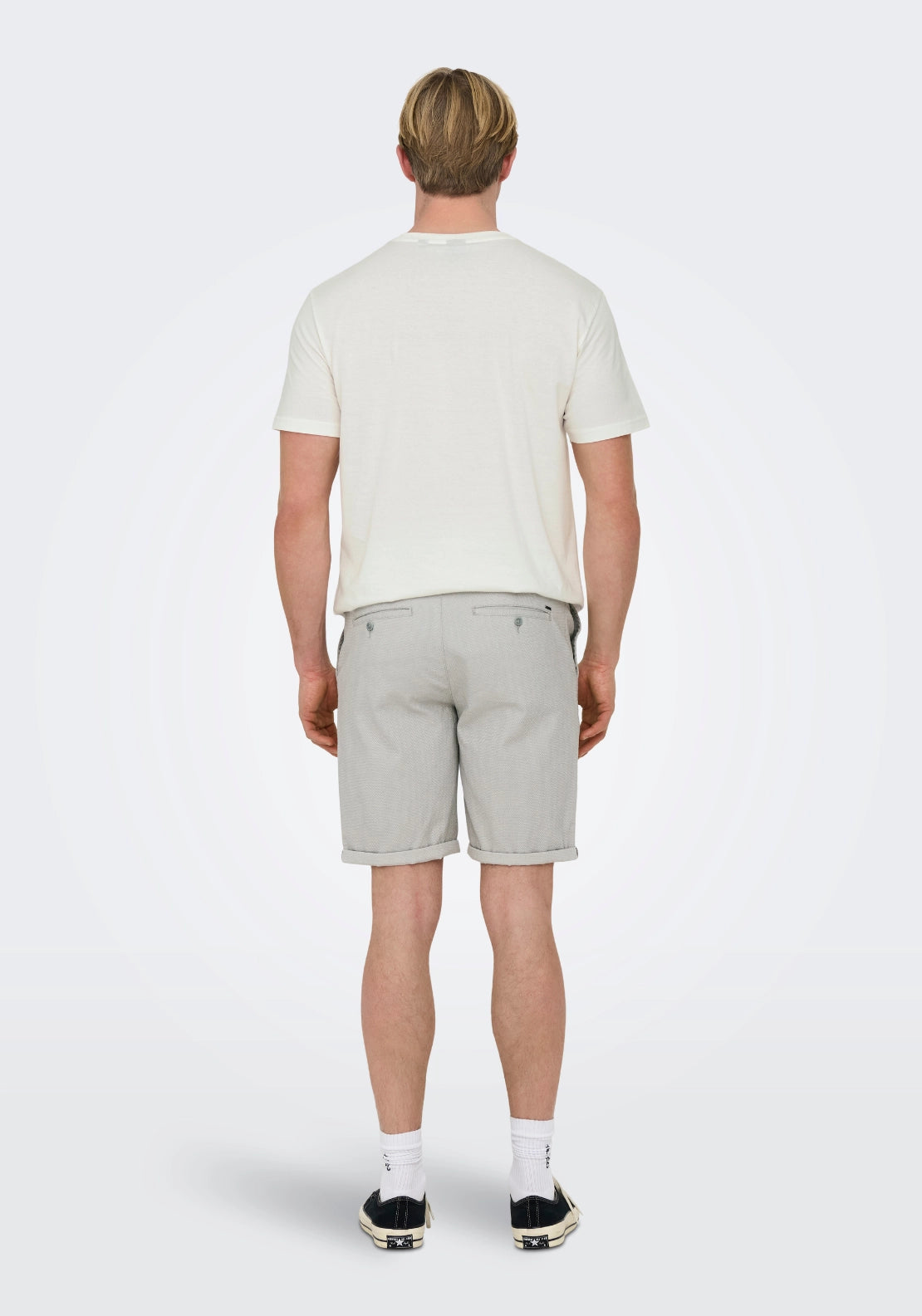 Peter Regular Fit Shorts - Limestone