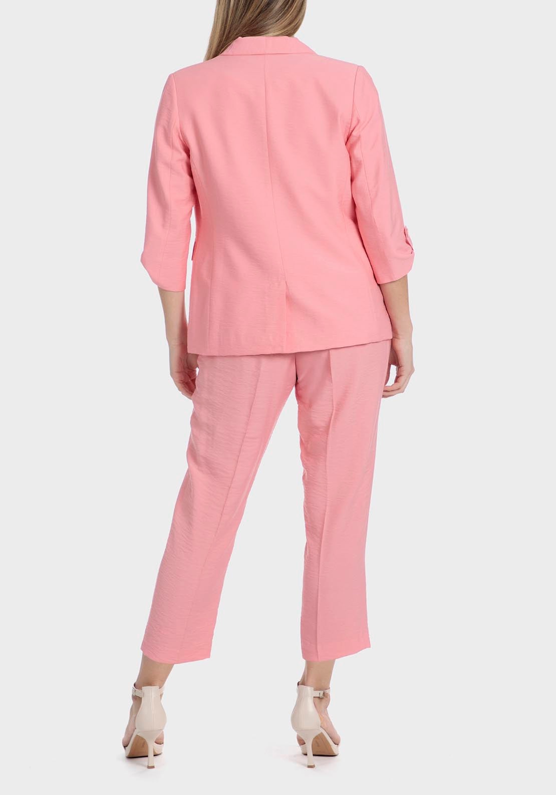 Punt Roma Salmon coloured blazer - Pink 6 Shaws Department Stores