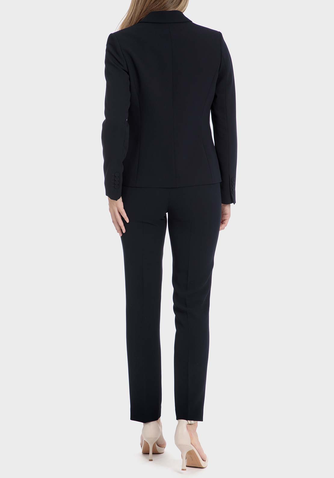 Punt Roma Crepe blazer - Blue / Navy 4 Shaws Department Stores