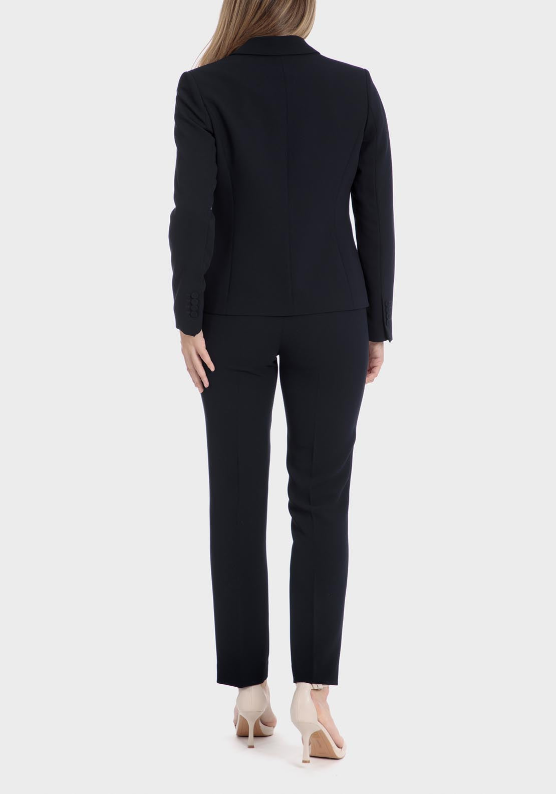 Punt Roma Crepe blazer - Blue / Navy 6 Shaws Department Stores