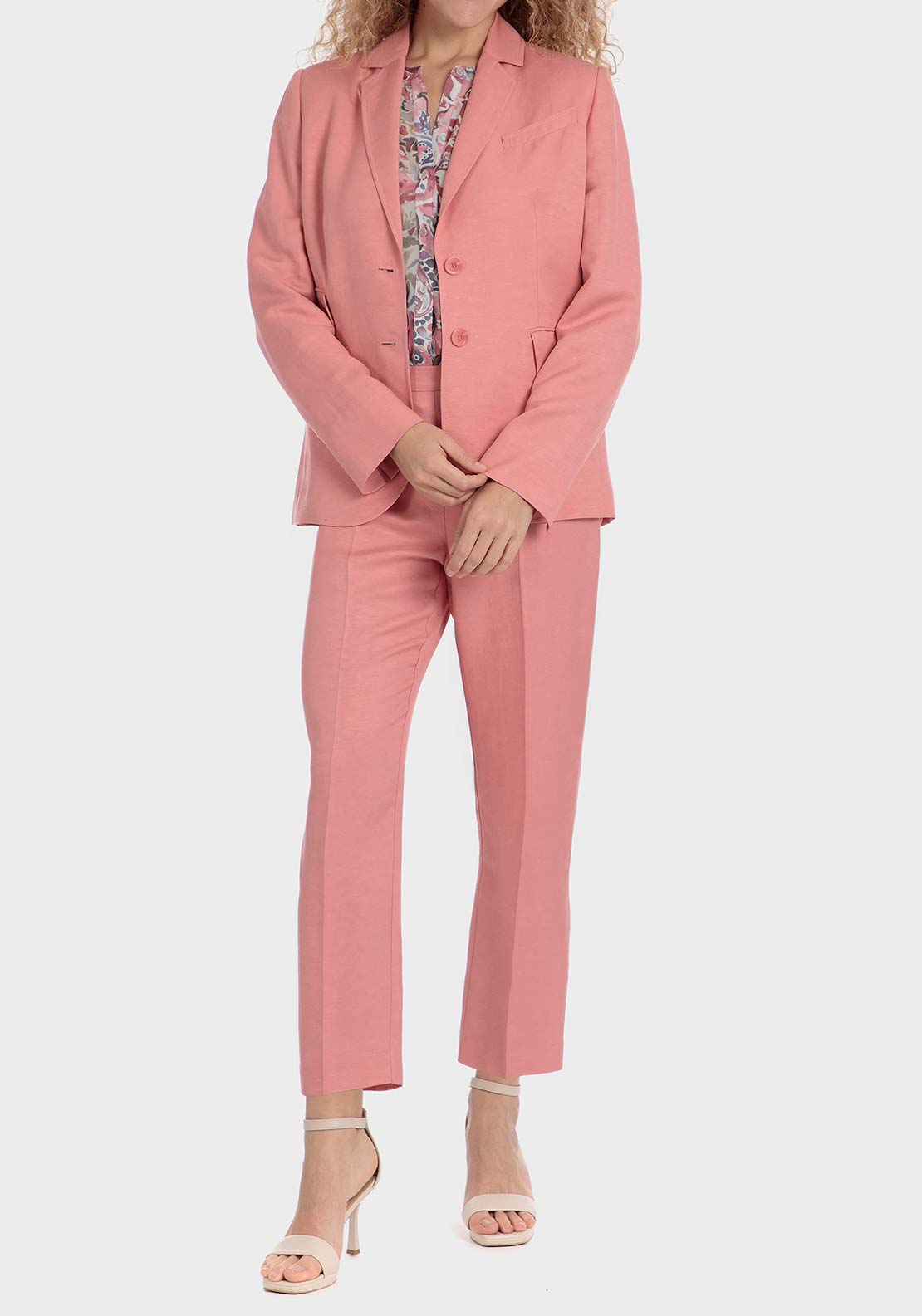 Punt Roma Pink blazer - Pink 4 Shaws Department Stores