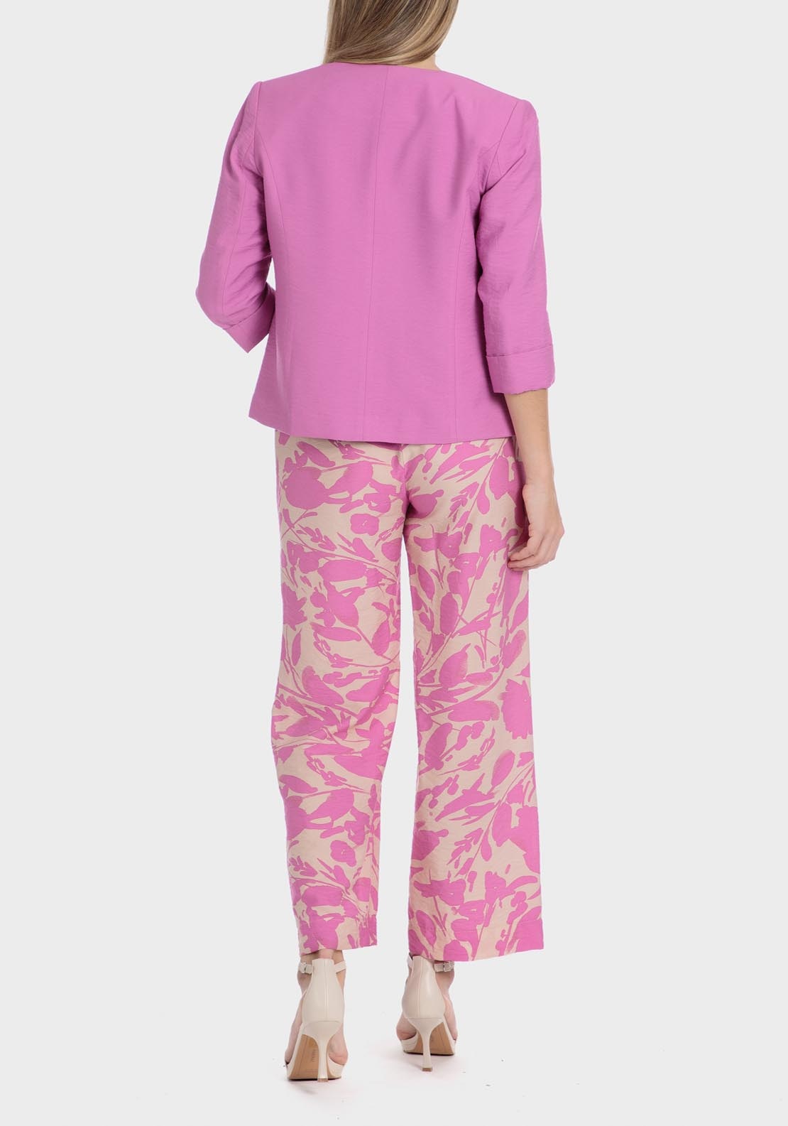 Punt Roma Fuchsia Blazer - Fuchsia 4 Shaws Department Stores