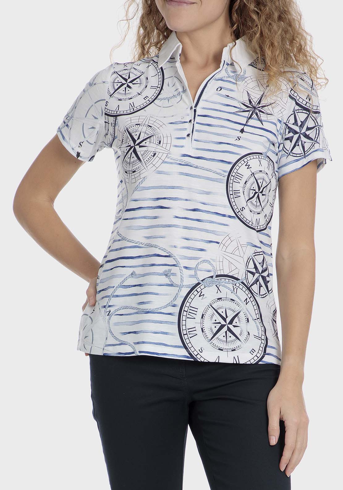 Punt Roma Navy polo - Blue / Navy 1 Shaws Department Stores