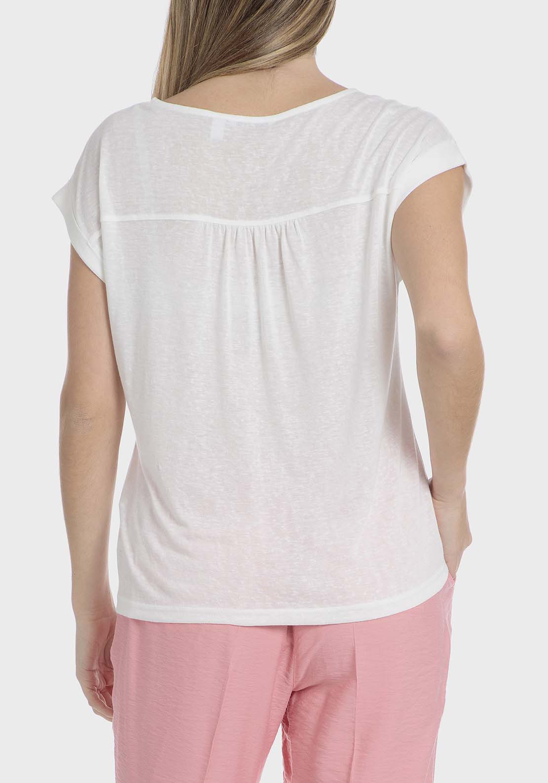 Punt Roma Floral print t-shirt - Pink Salmon 2 Shaws Department Stores