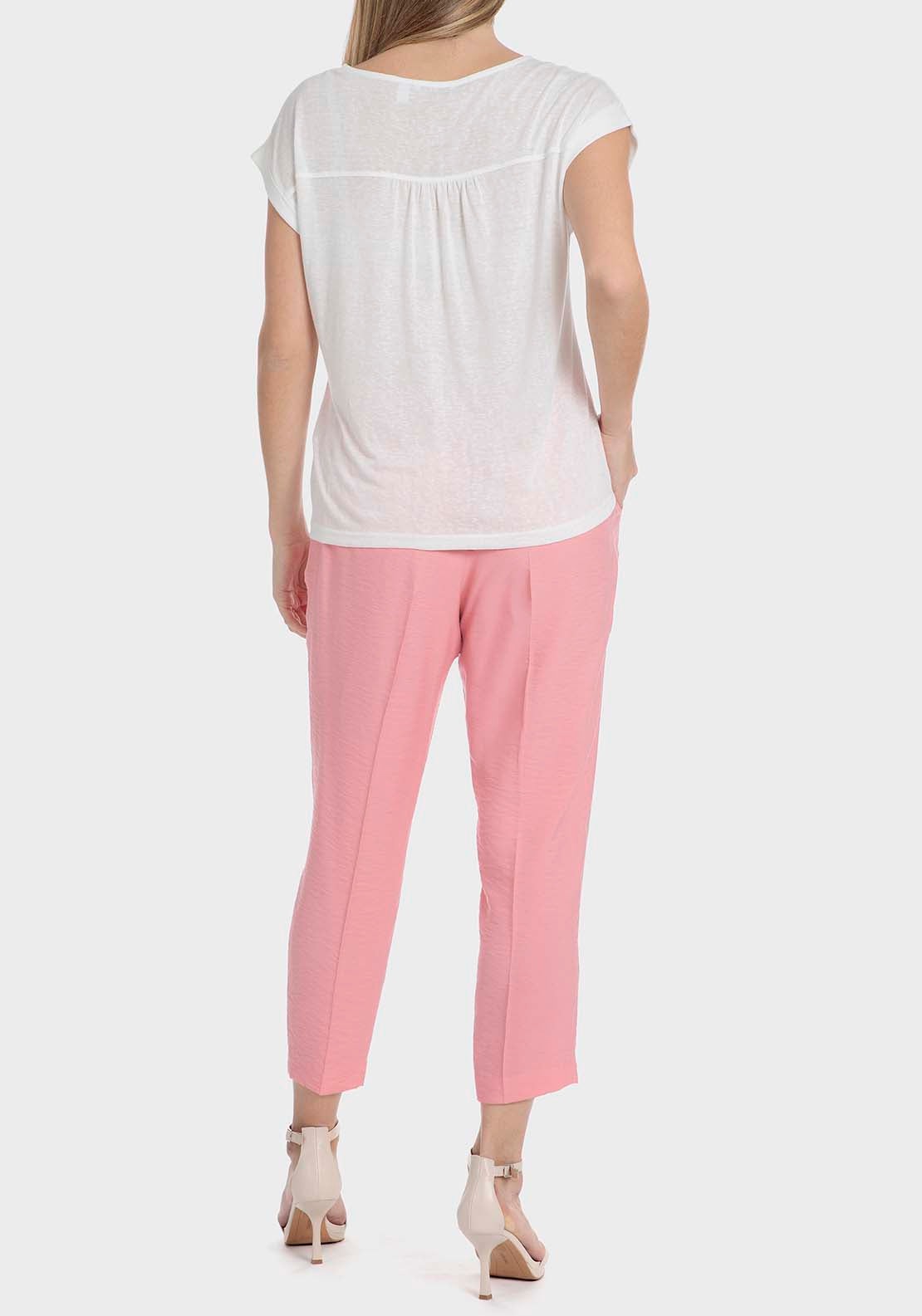 Punt Roma Floral print t-shirt - Pink Salmon 4 Shaws Department Stores