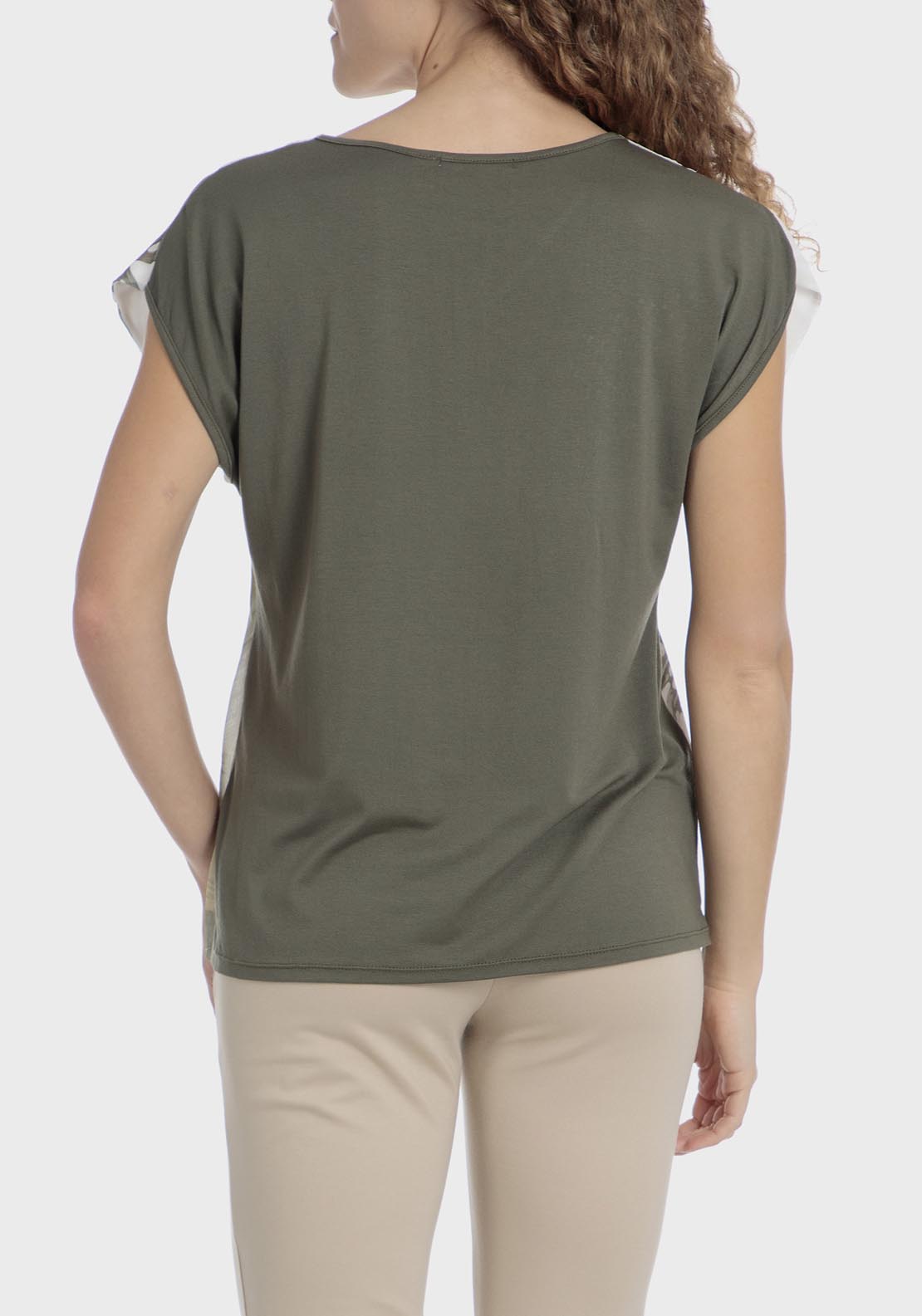 Punt Roma Tropical Print T-Shirt - Green 2 Shaws Department Stores