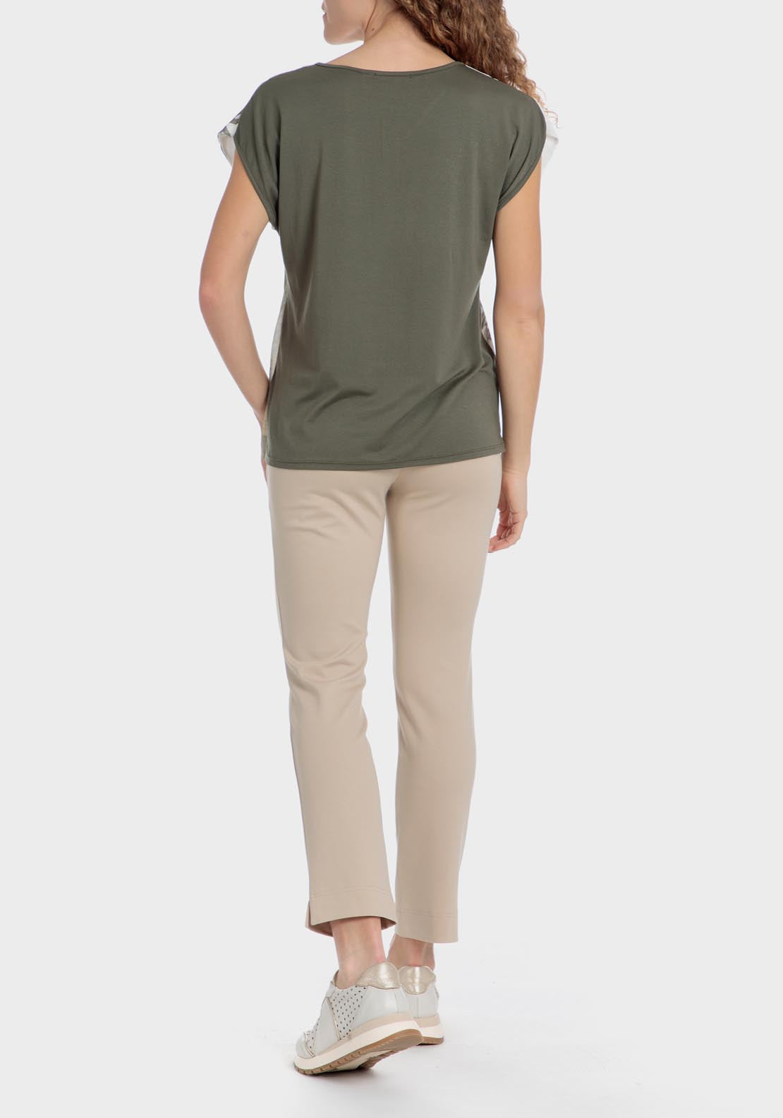 Punt Roma Tropical Print T-Shirt - Green 4 Shaws Department Stores