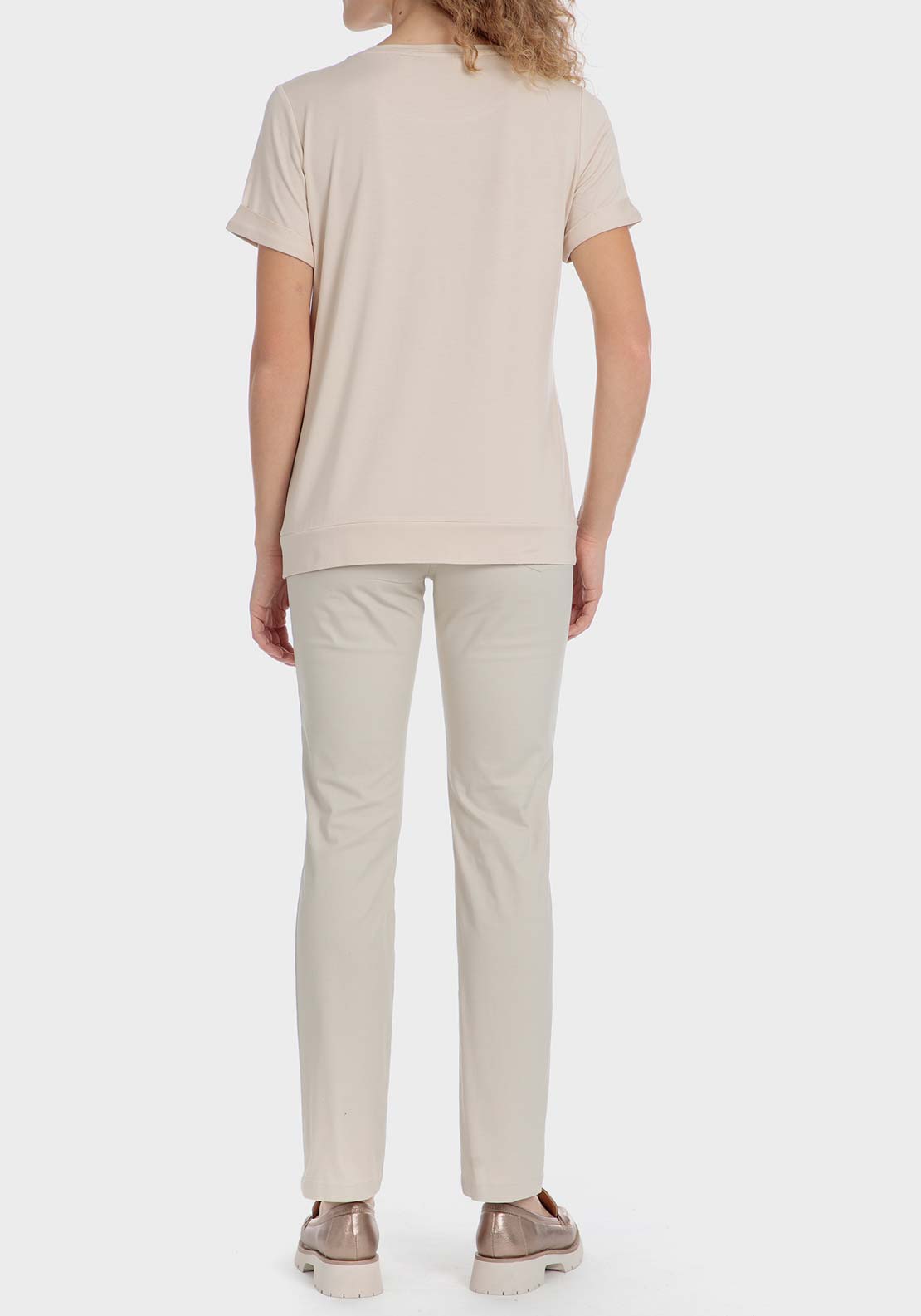 Punt Roma Fantasy t-shirt - Beige 4 Shaws Department Stores