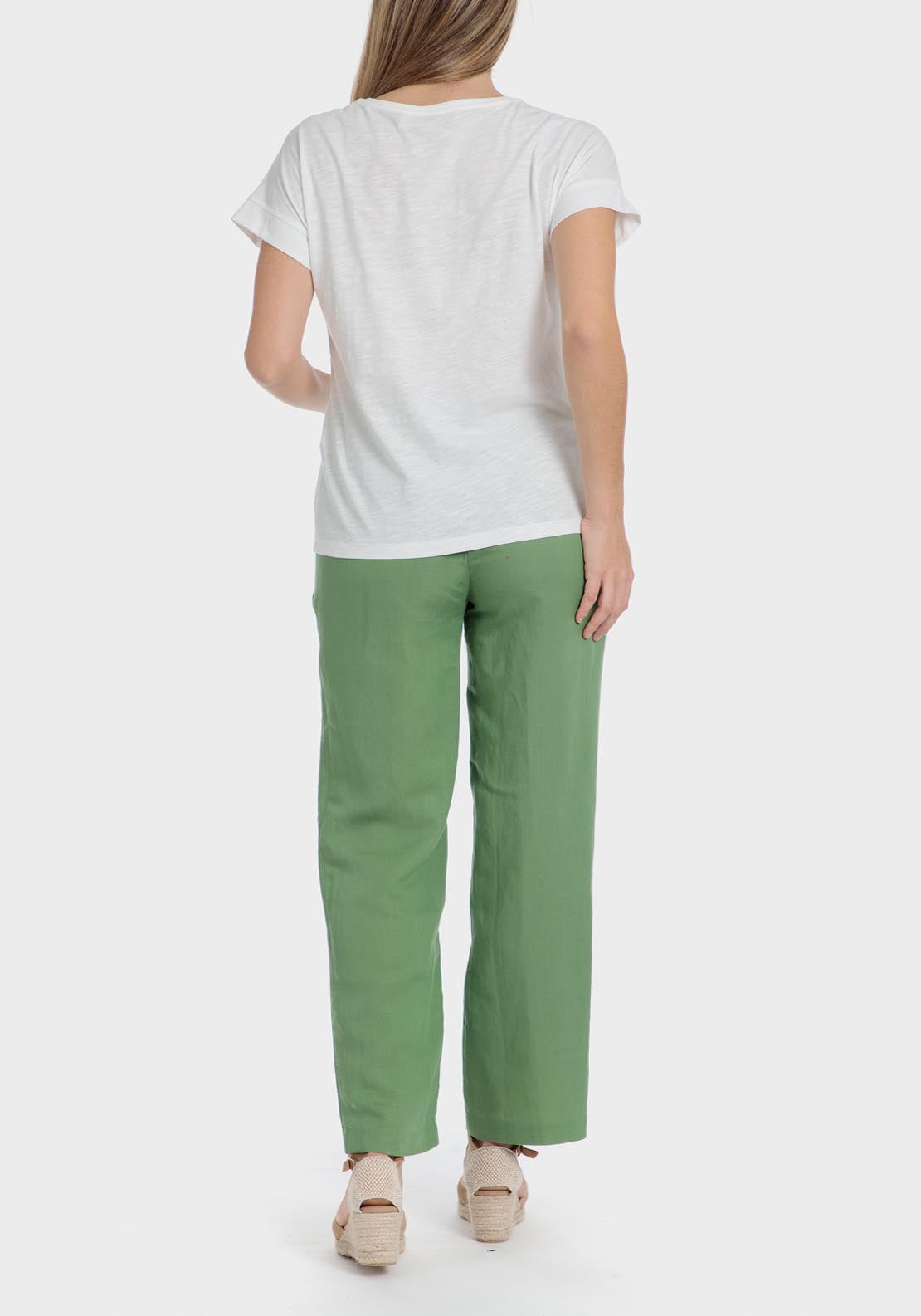 Punt Roma Sequins T-Shirt - White 4 Shaws Department Stores