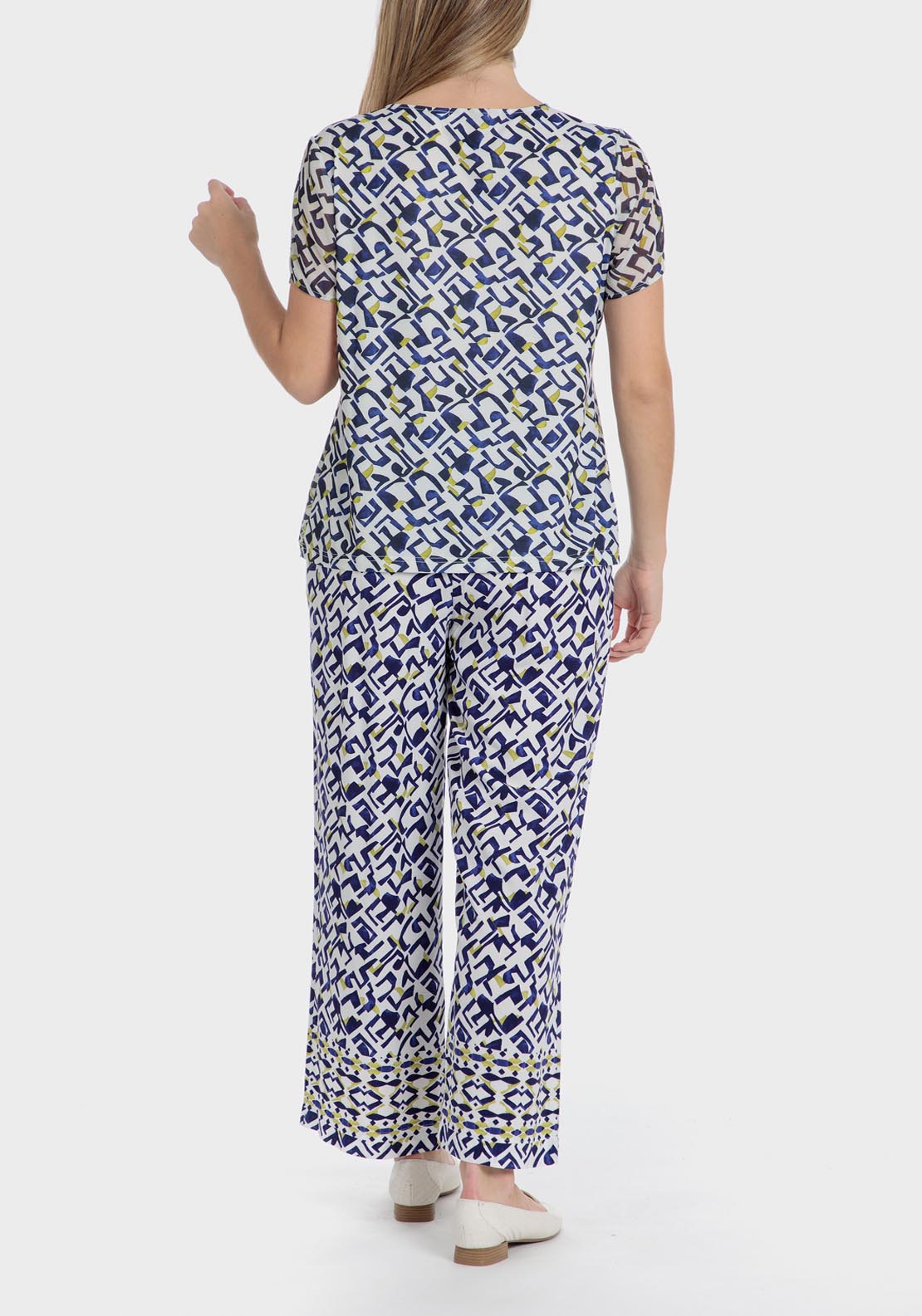Punt Roma Printed T-Shirt - Blue 4 Shaws Department Stores
