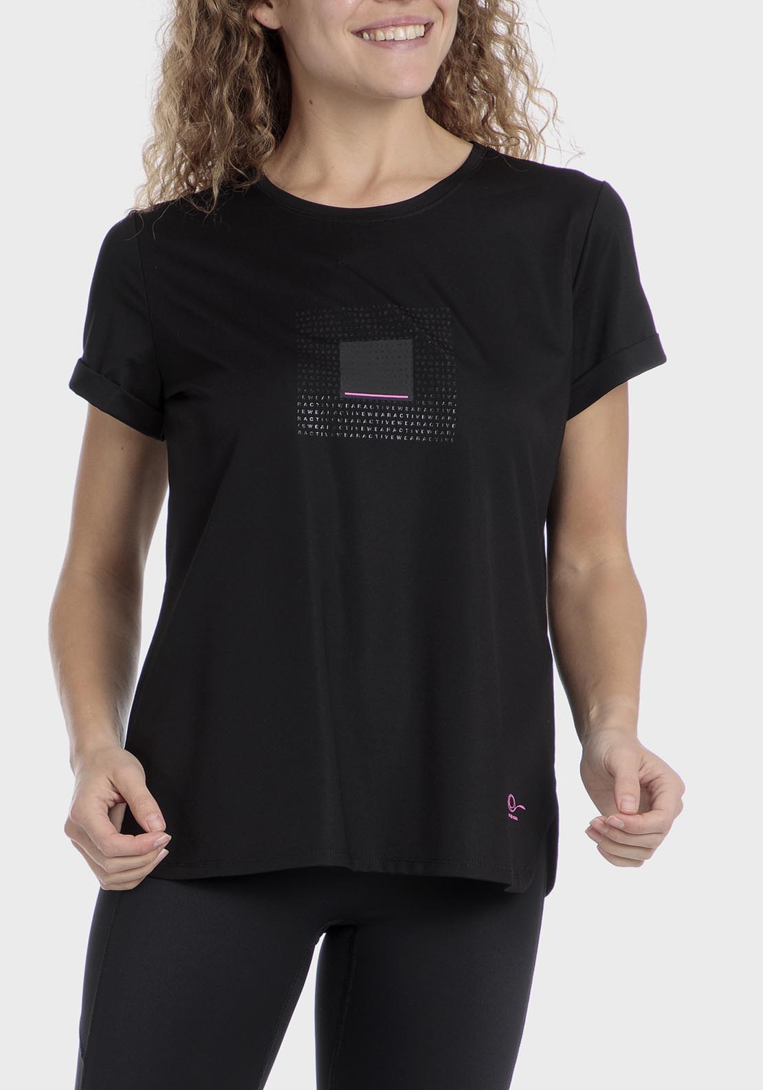 Punt Roma Sport T-Shirt - Black 1 Shaws Department Stores