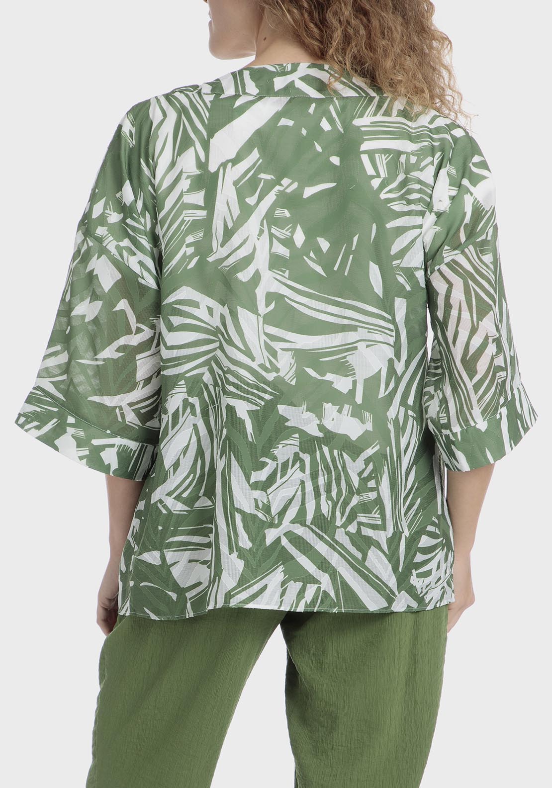Punt Roma Jacket - Green 2 Shaws Department Stores