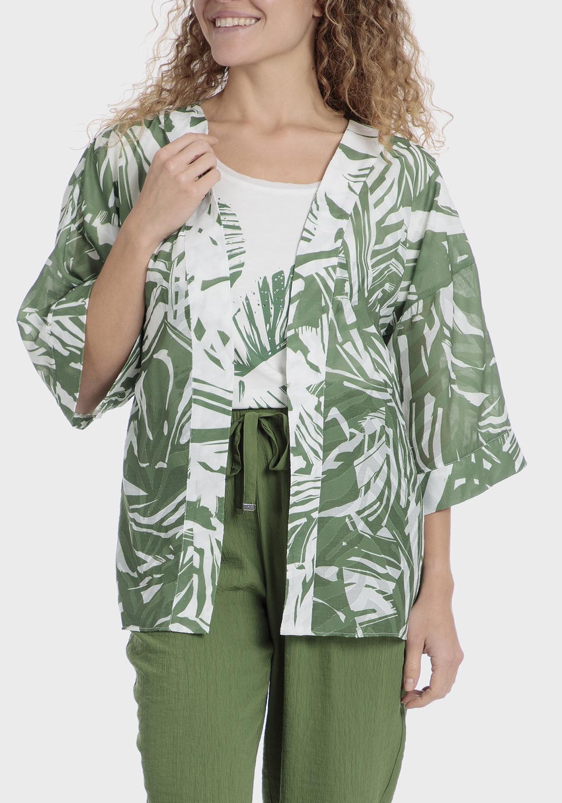 Punt Roma Jacket - Green 1 Shaws Department Stores