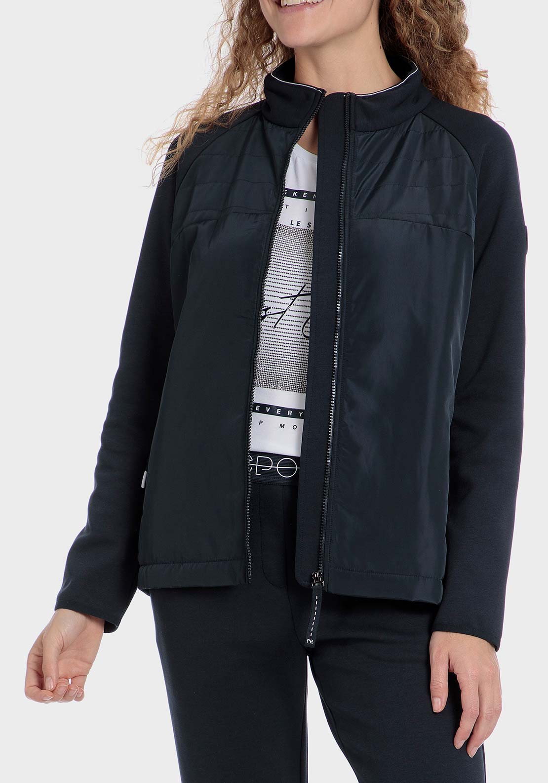 Punt Roma Padded jacket - Blue / Navy 3 Shaws Department Stores