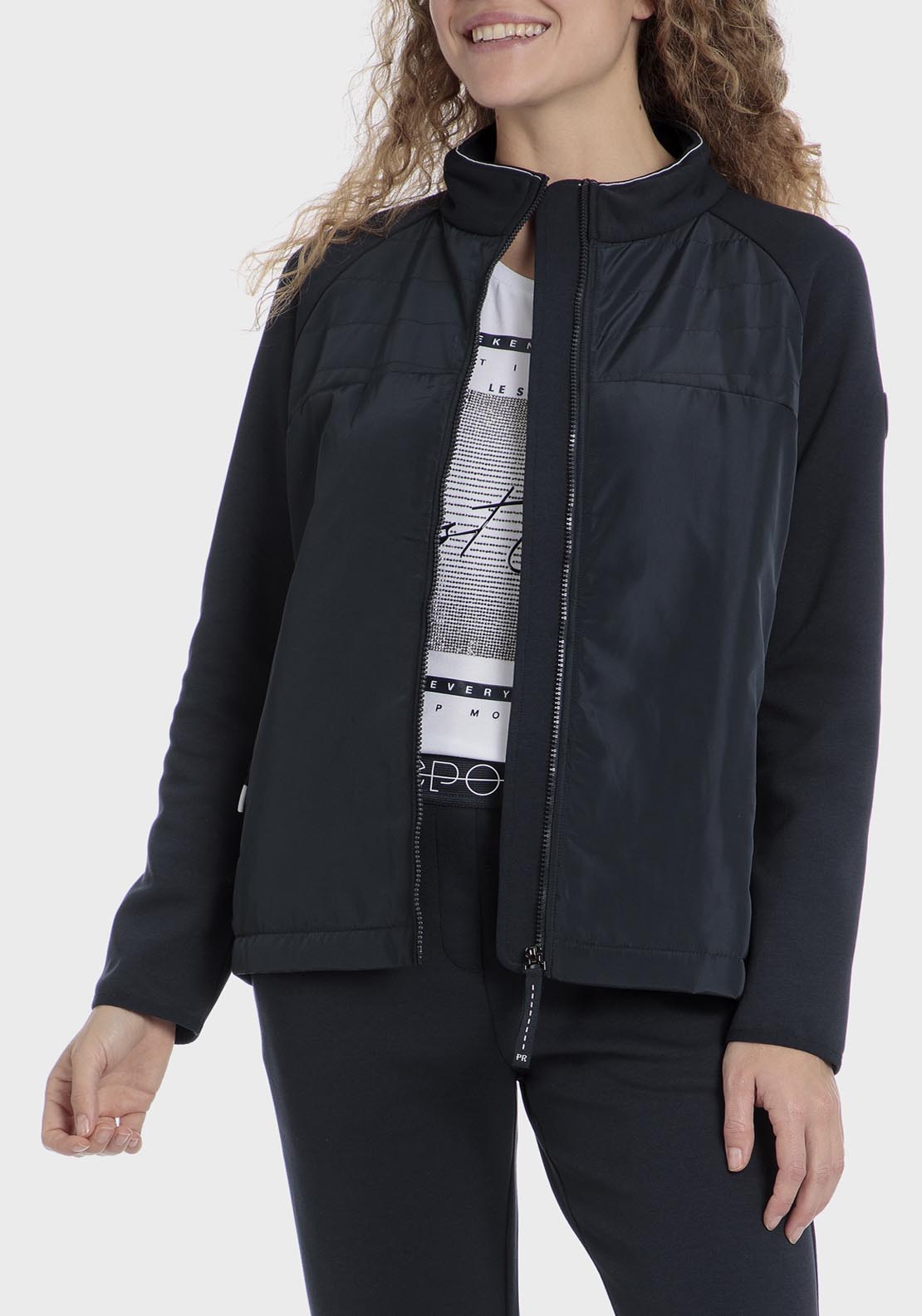 Punt Roma Padded jacket - Blue / Navy 6 Shaws Department Stores