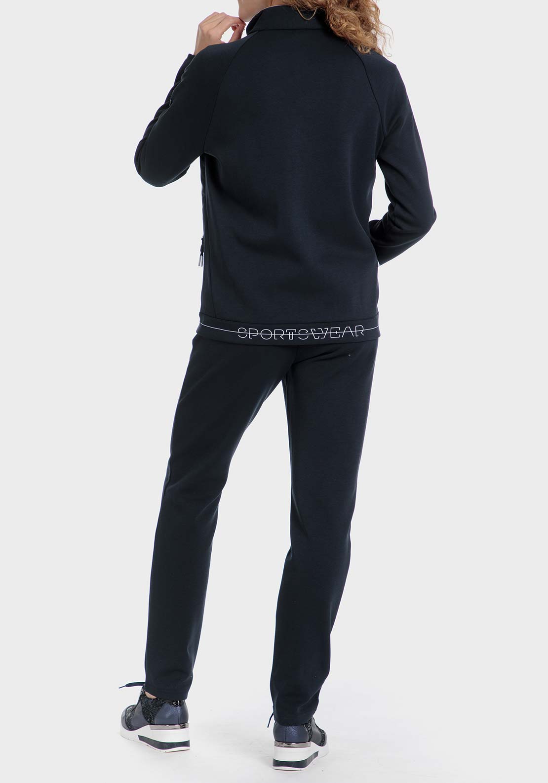 Punt Roma Padded jacket - Blue / Navy 2 Shaws Department Stores