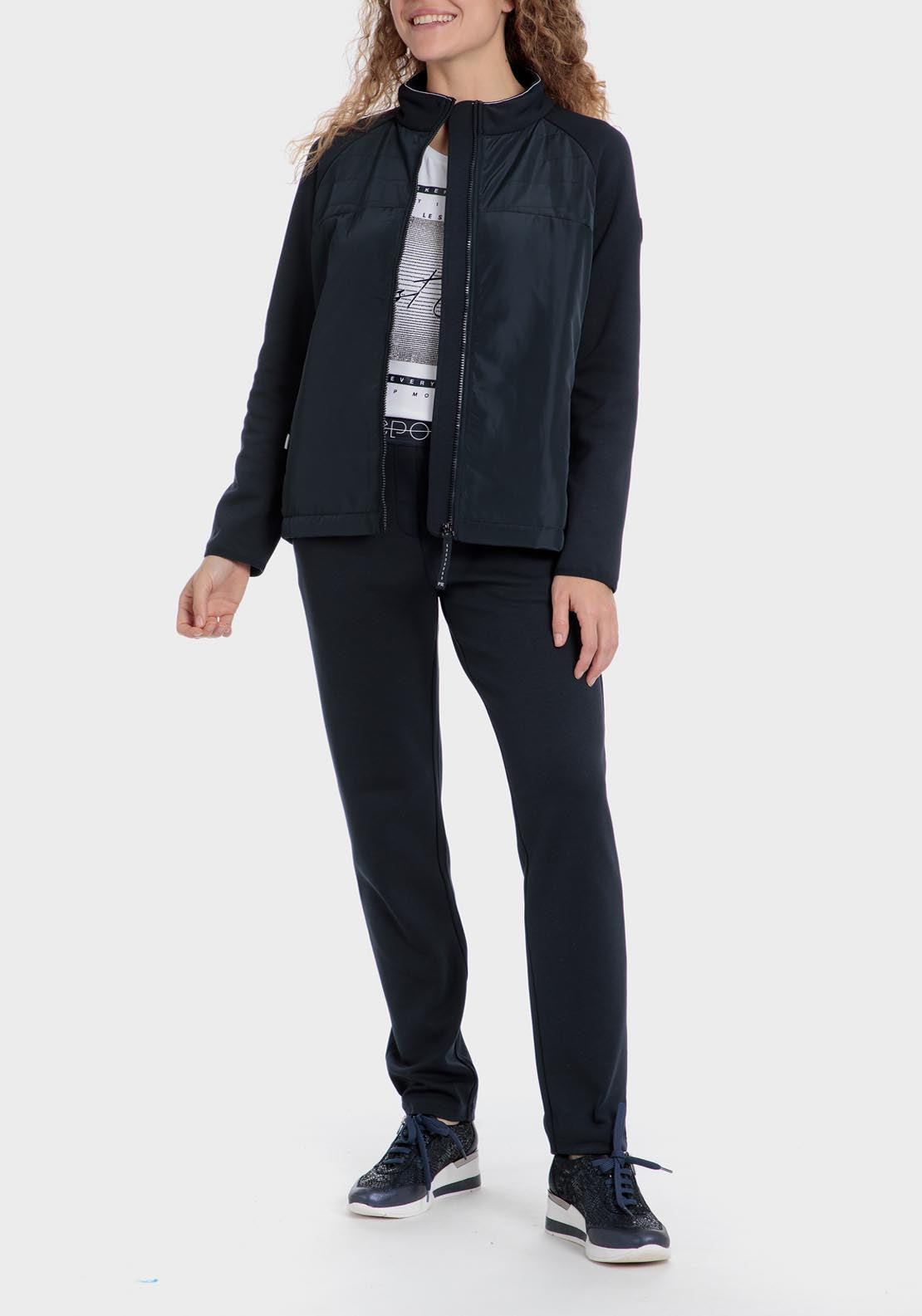 Punt Roma Padded jacket - Blue / Navy 8 Shaws Department Stores