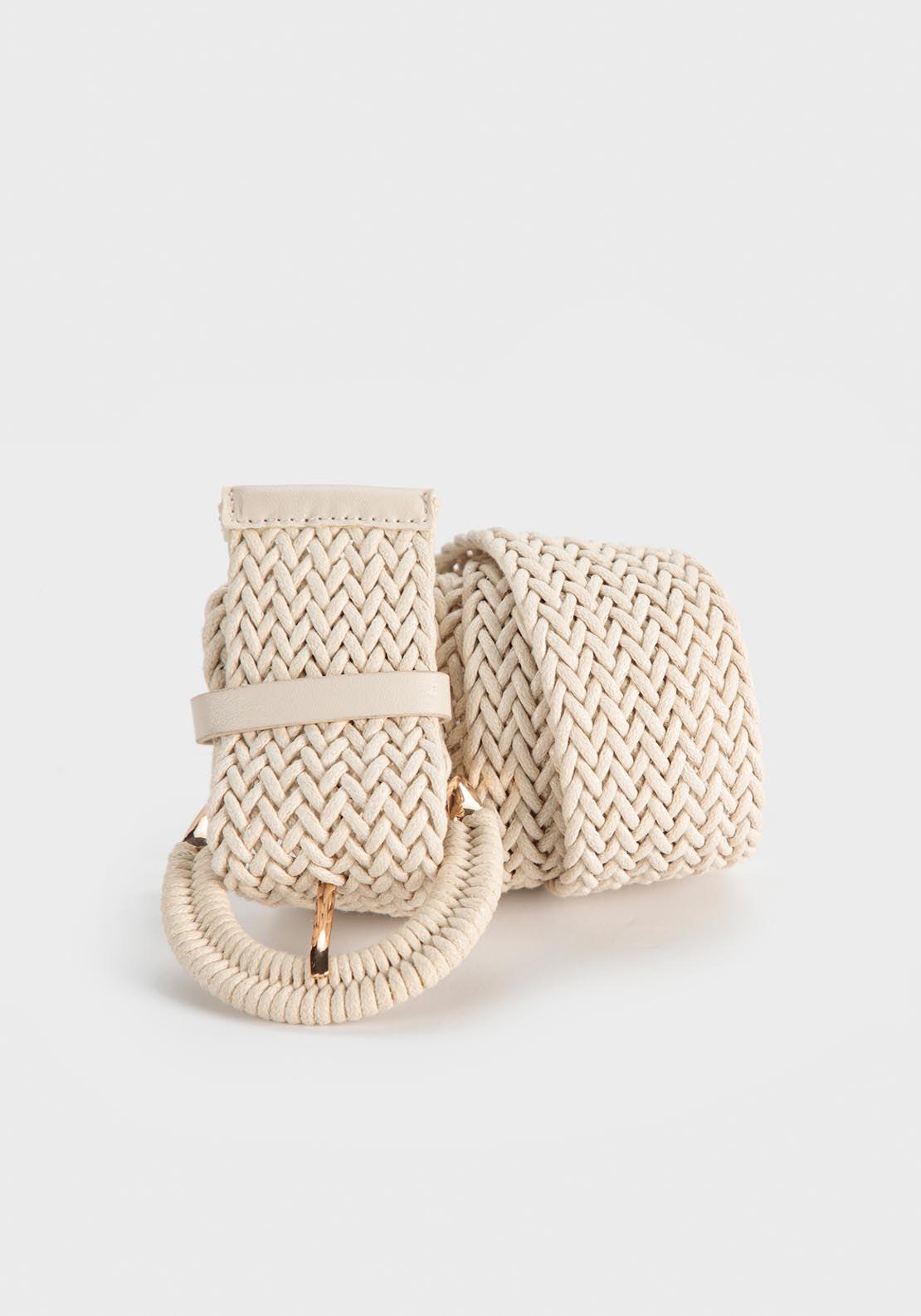 Punt Roma Belt - White 1 Shaws Department Stores