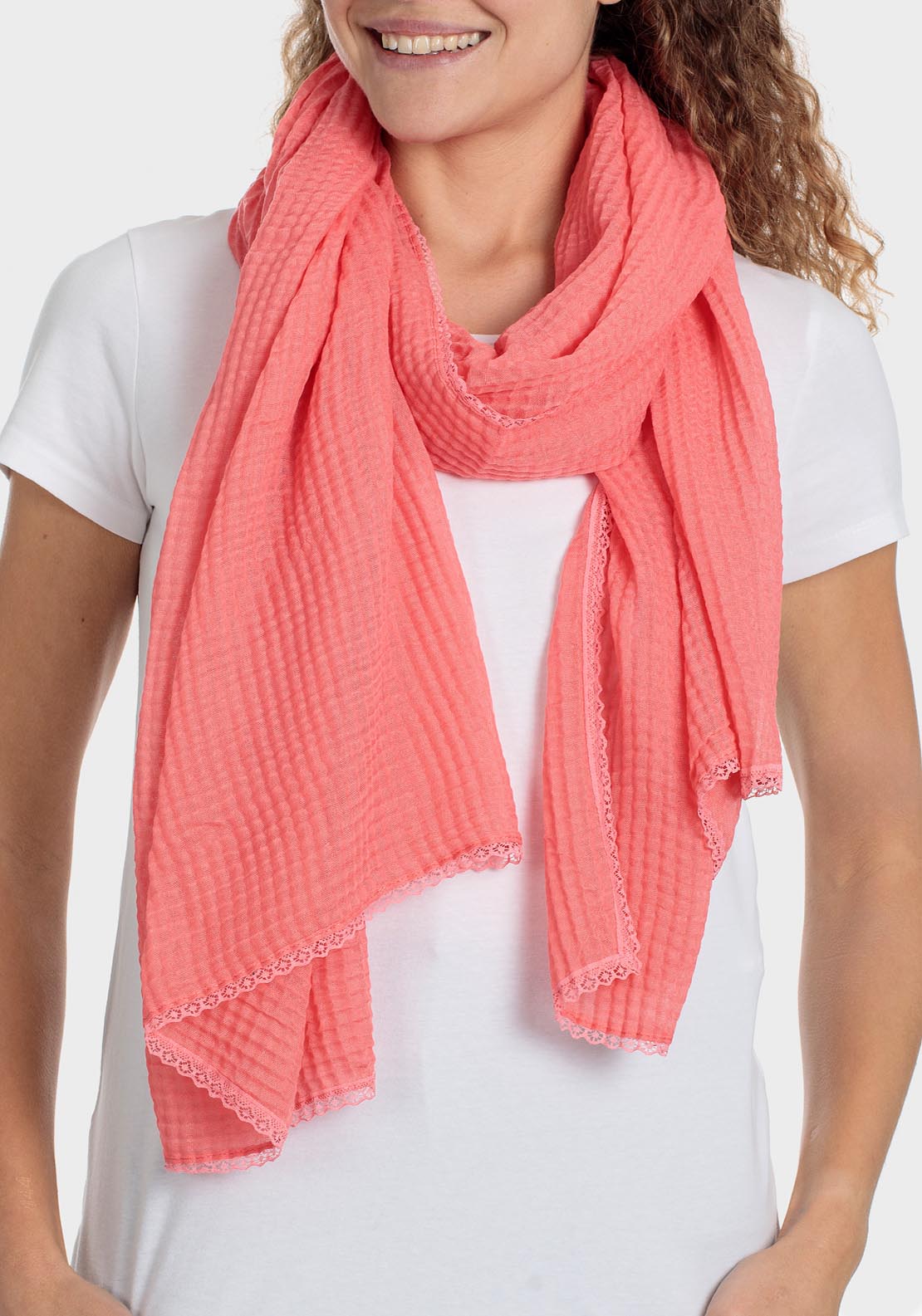 Punt Roma Scarf - Red 1 Shaws Department Stores