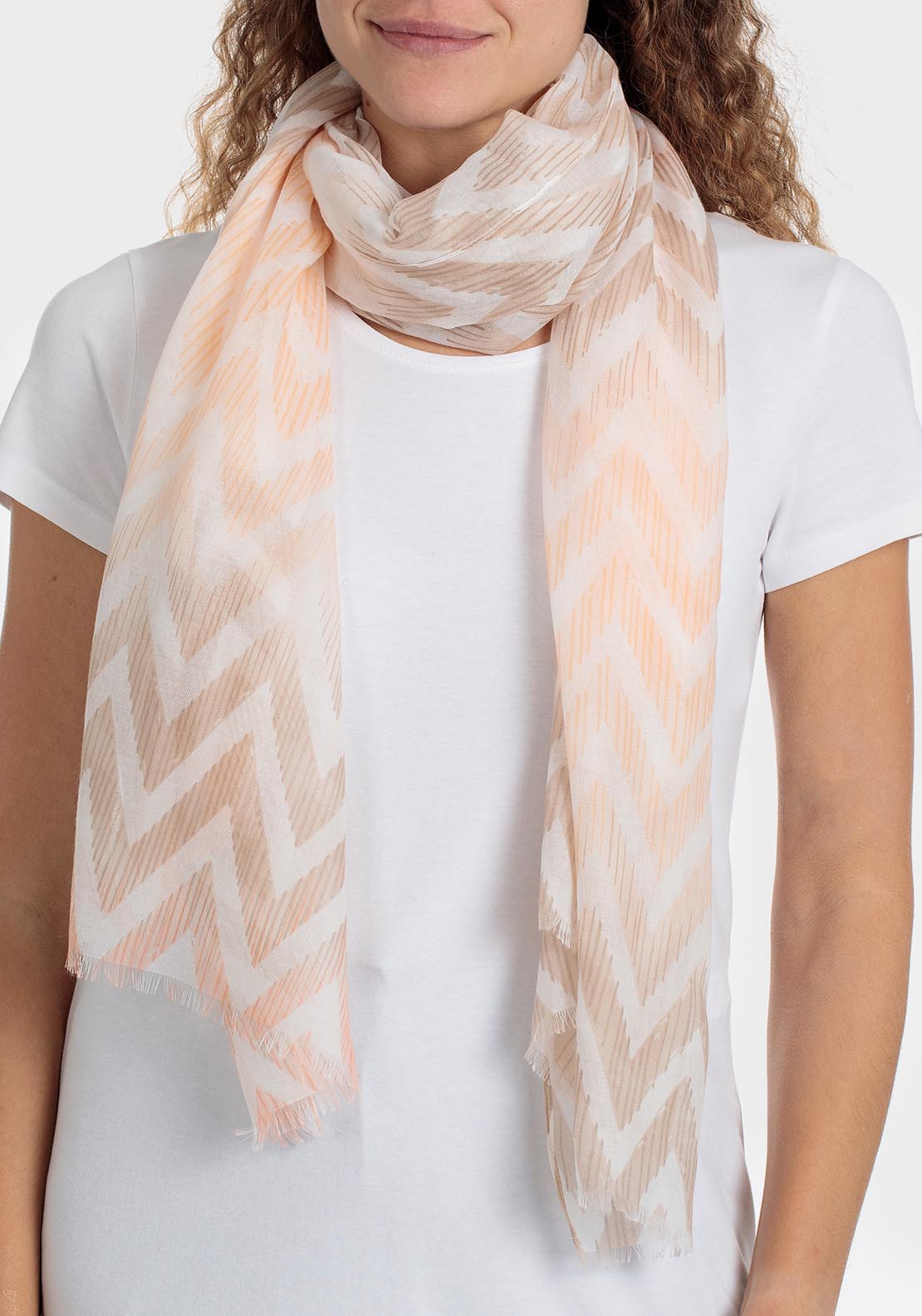 Punt Roma Scarf - Sand 1 Shaws Department Stores