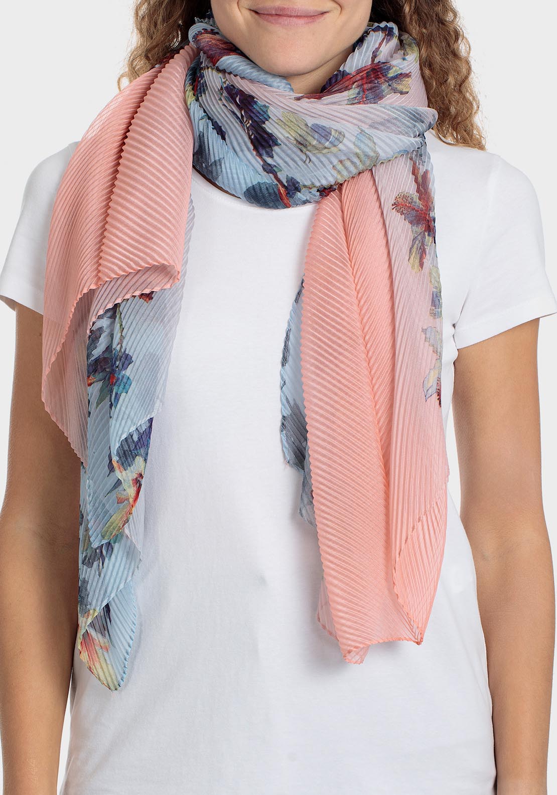Punt Roma Scarf - Blue 1 Shaws Department Stores