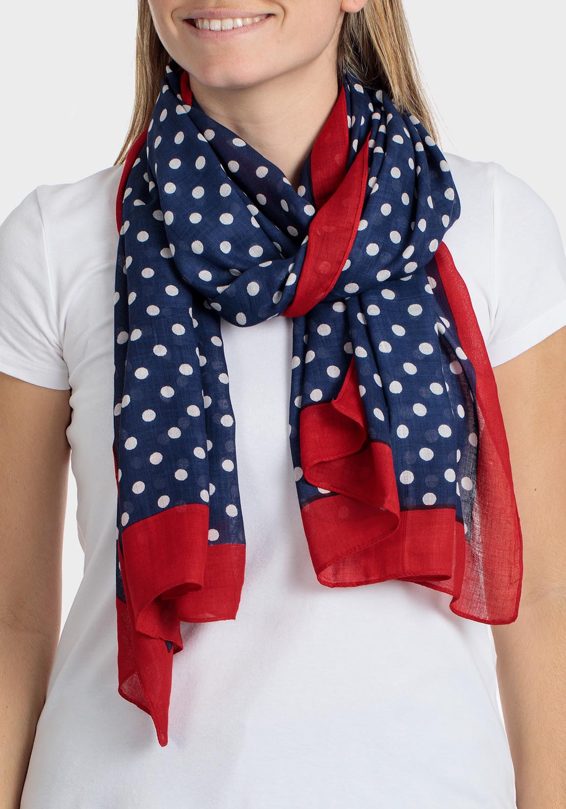 Punt Roma Scarf - Blue / Navy 1 Shaws Department Stores