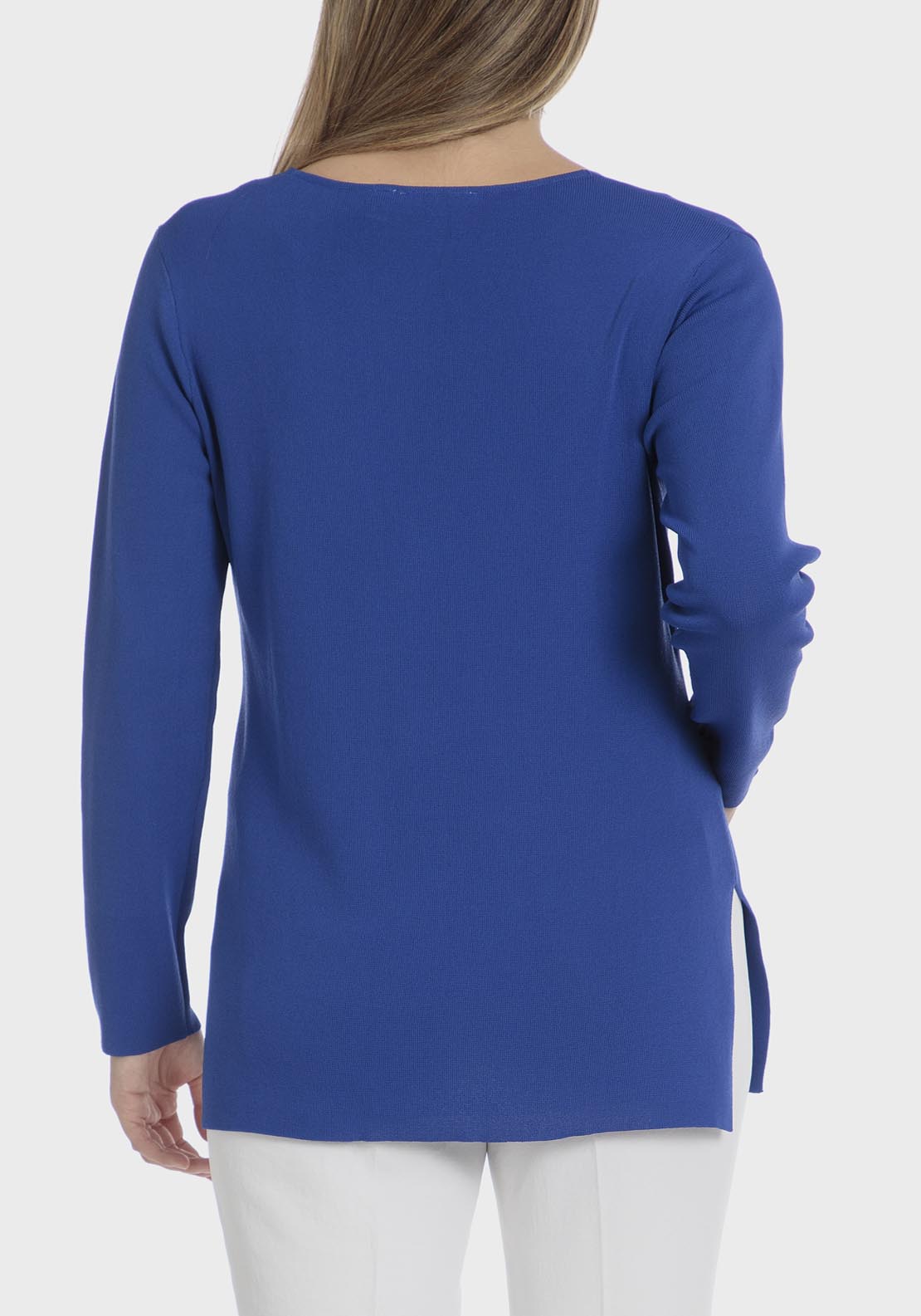 Punt Roma Jacket with pockets - Blue 8 Shaws Department Stores