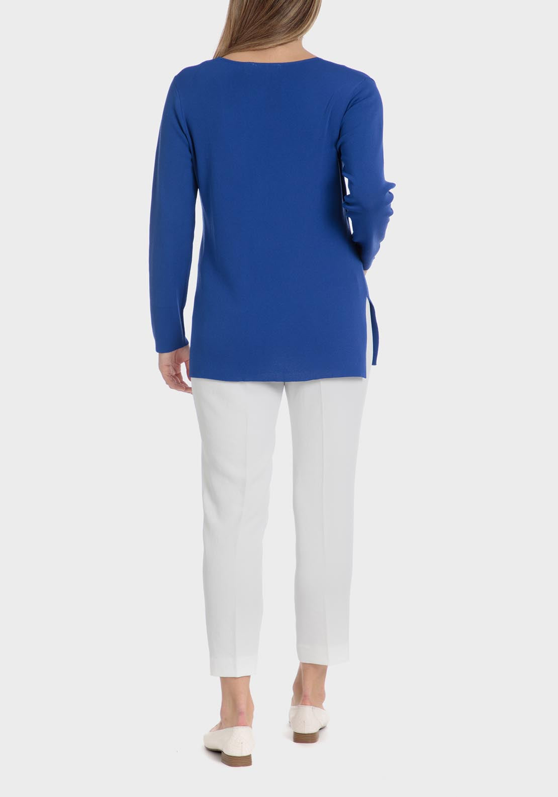 Punt Roma Jacket with pockets - Blue 6 Shaws Department Stores