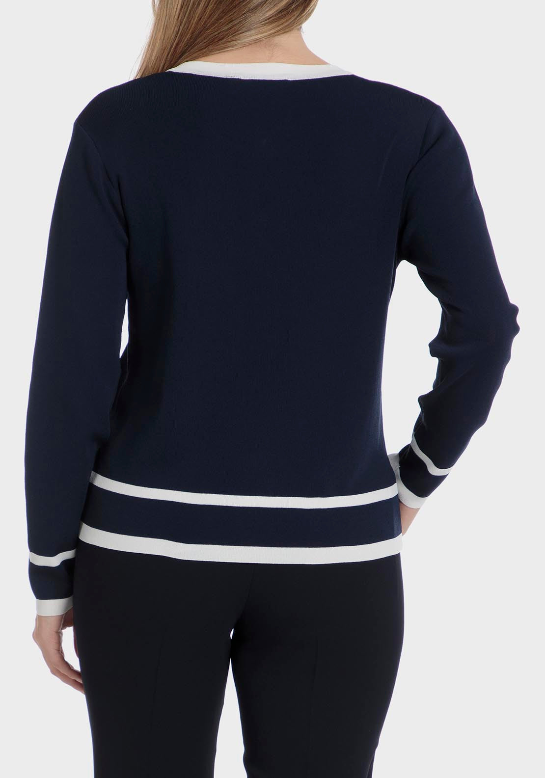 Punt Roma Two-tone jacket - Blue / Navy 8 Shaws Department Stores
