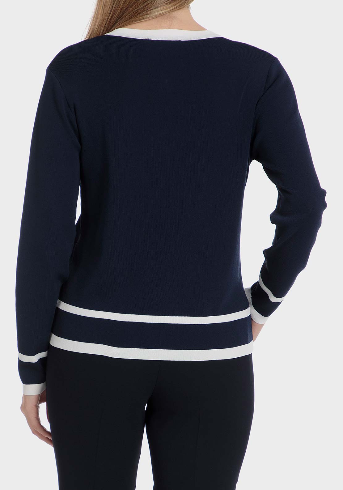 Punt Roma Two-tone jacket - Blue / Navy 2 Shaws Department Stores