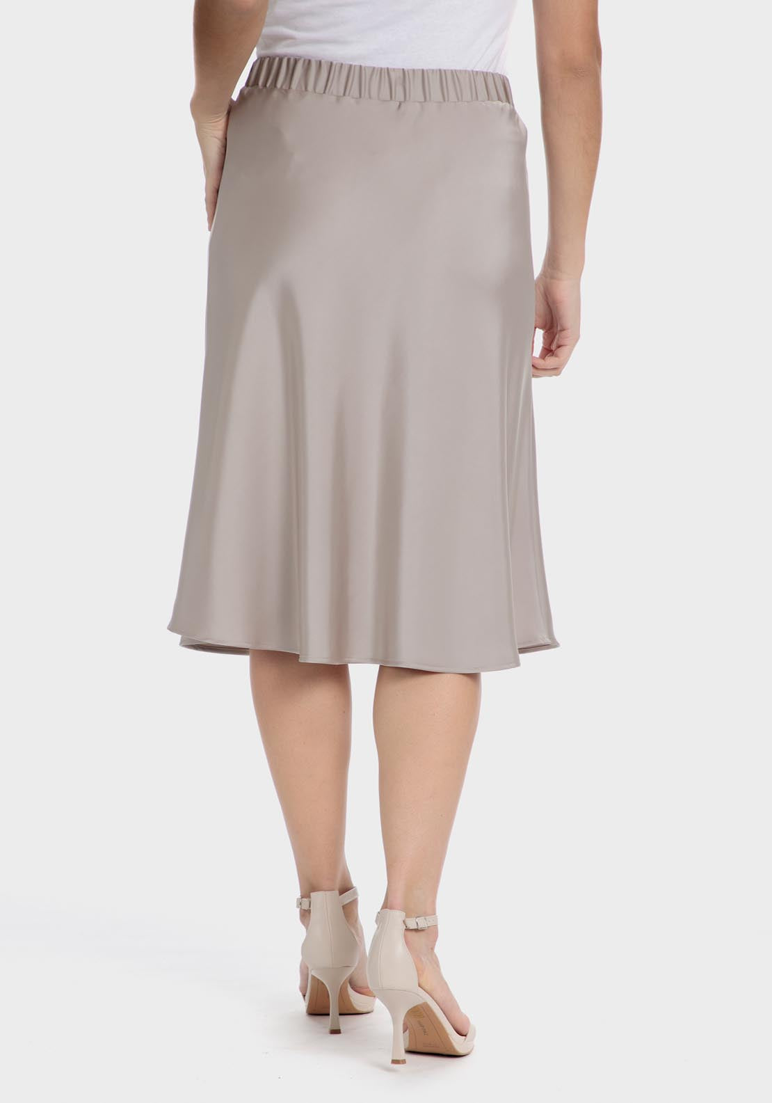 Punt Roma Satin skirt - Sand 7 Shaws Department Stores