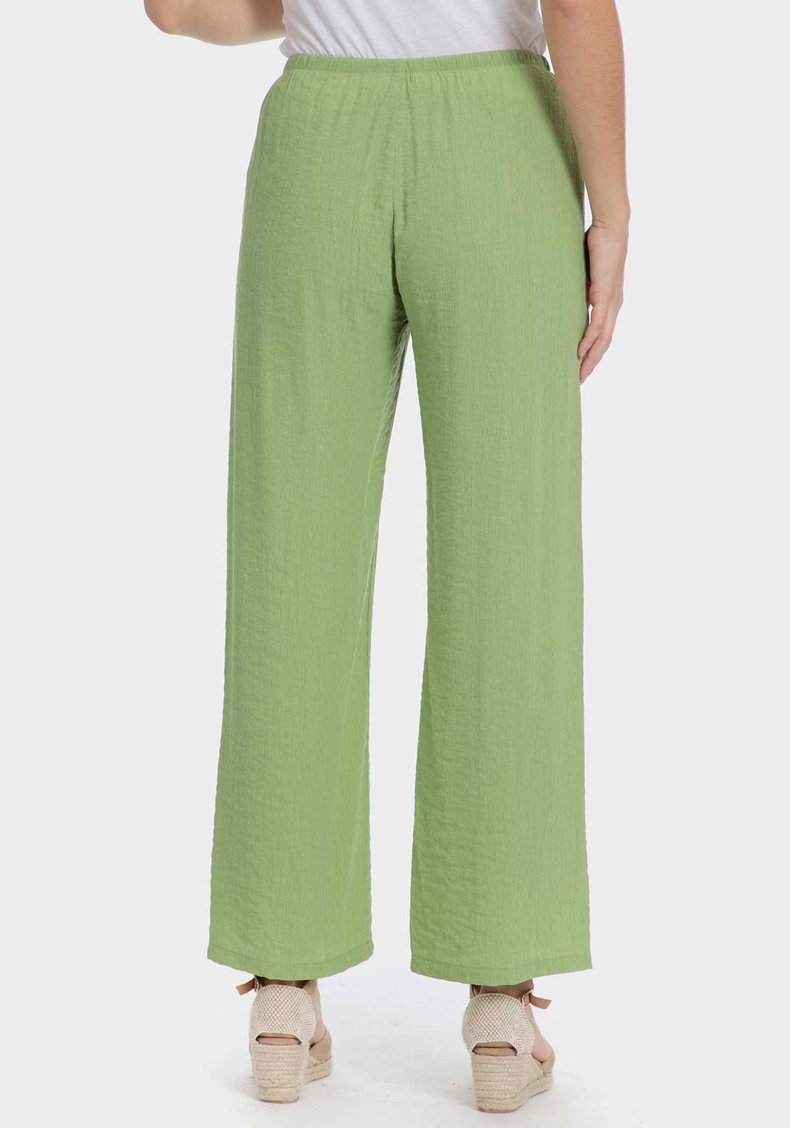 Punt Roma Green trousers - Green 2 Shaws Department Stores