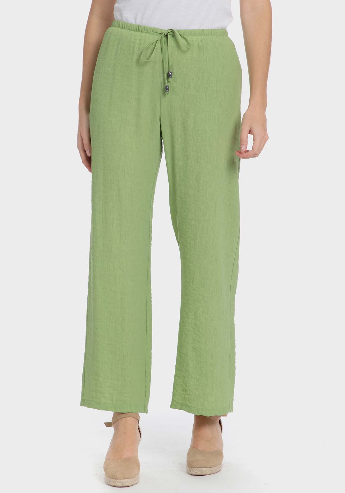 Punt Roma Green trousers - Green 1 Shaws Department Stores