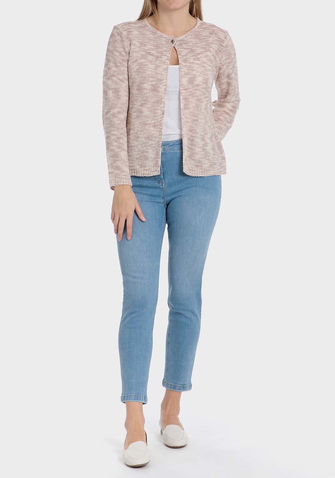 Punt Roma Denim capri trousers - Blue Light Denim 3 Shaws Department Stores