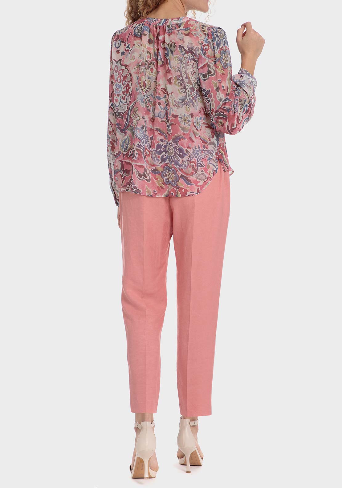 Punt Roma Pink trousers - Pink 5 Shaws Department Stores