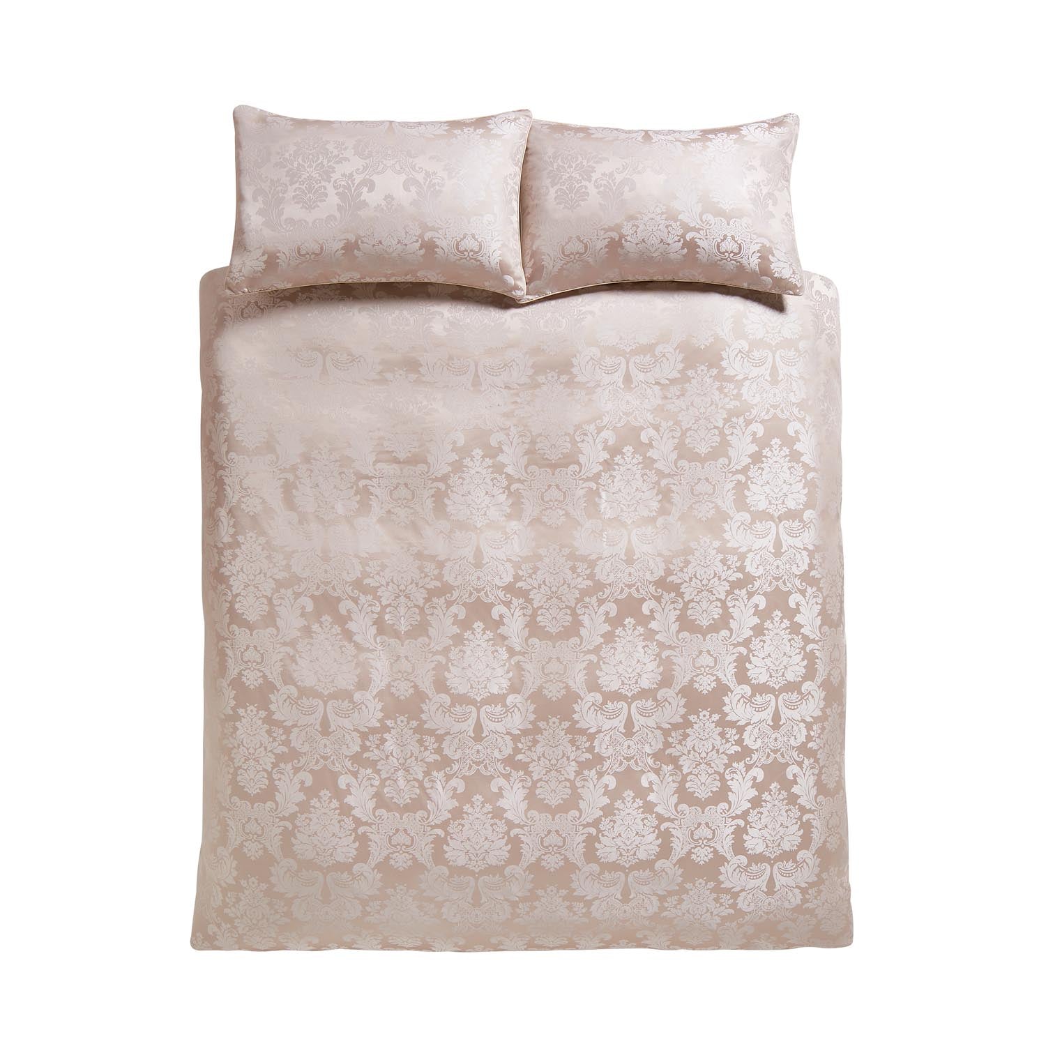 Catherine Lansfield Damask Jacquard Duvet Cover Set 5 Shaws Department Stores