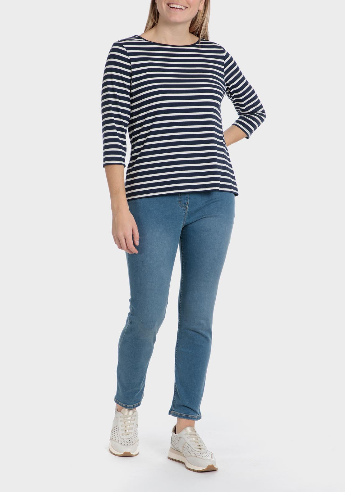 Punt Roma Super skinny trousers - Blue Light Denim 5 Shaws Department Stores