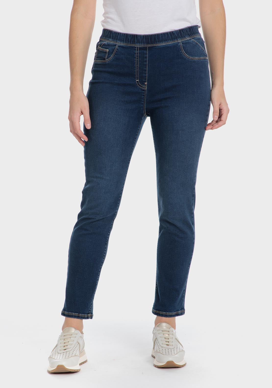 Punt Roma Super skinny trousers - Blue 7 Shaws Department Stores
