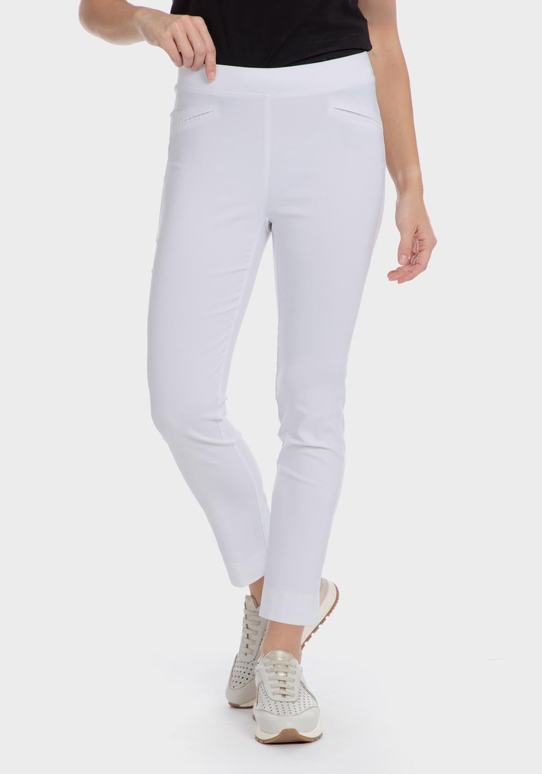 Punt Roma Capri trousers - White 6 Shaws Department Stores