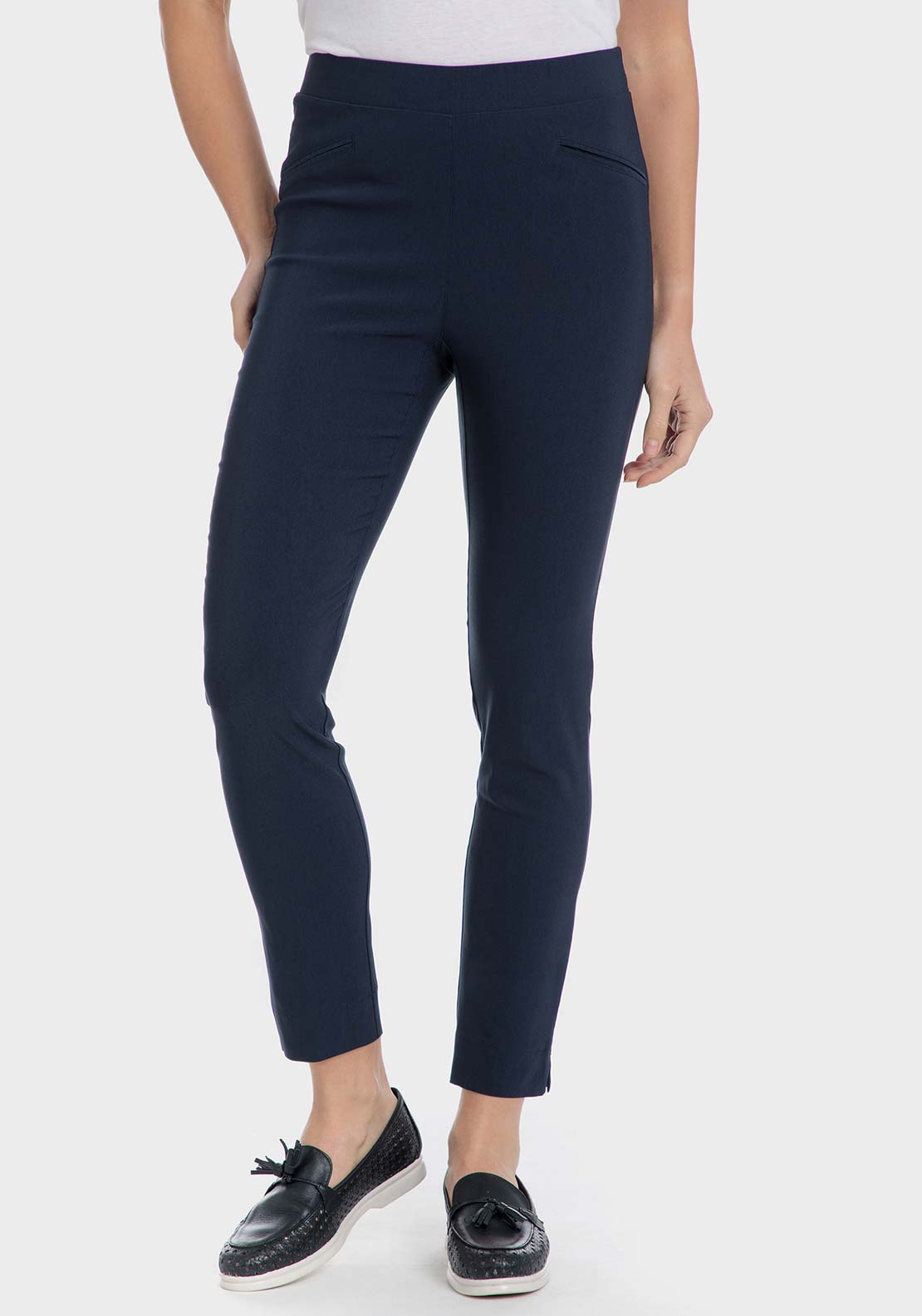 Punt Roma Capri trousers - Blue / Navy 1 Shaws Department Stores