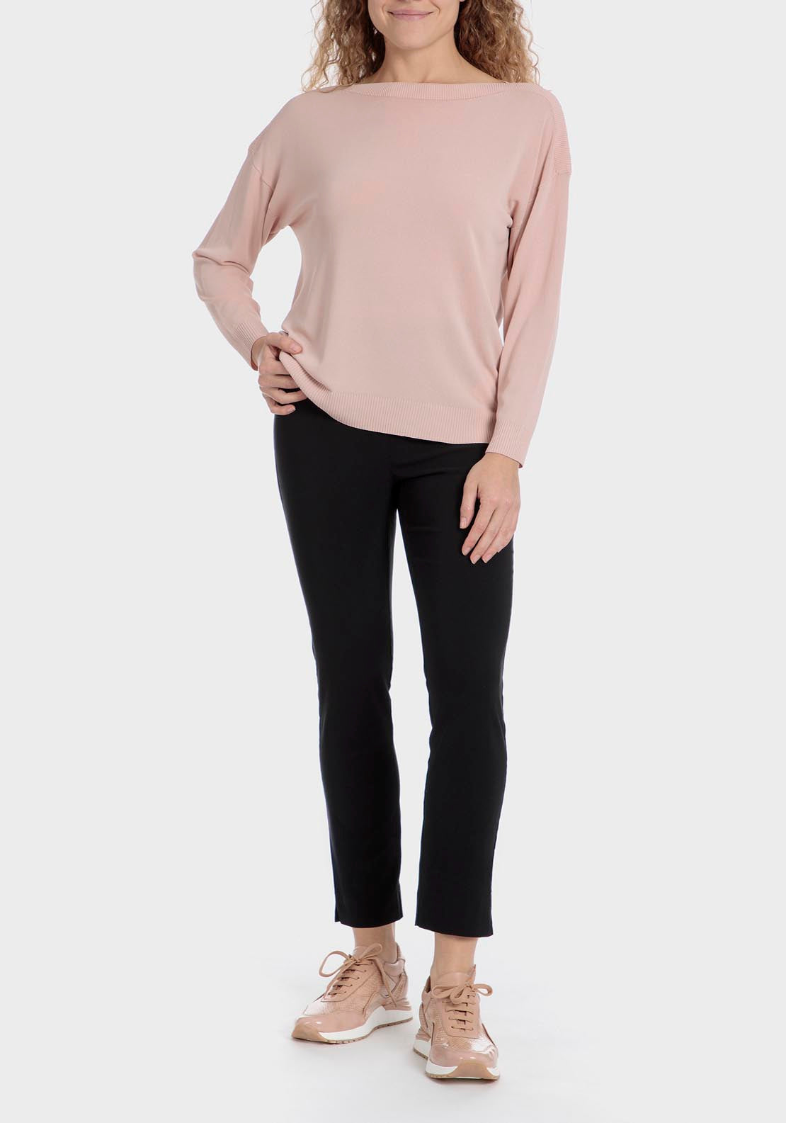 Punt Roma Capri trousers - Black 8 Shaws Department Stores
