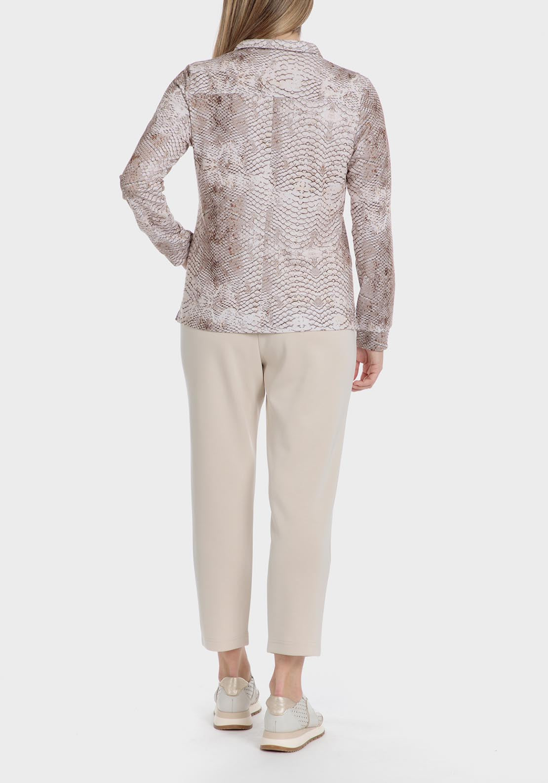 Punt Roma Beige Trousers - Beige 3 Shaws Department Stores