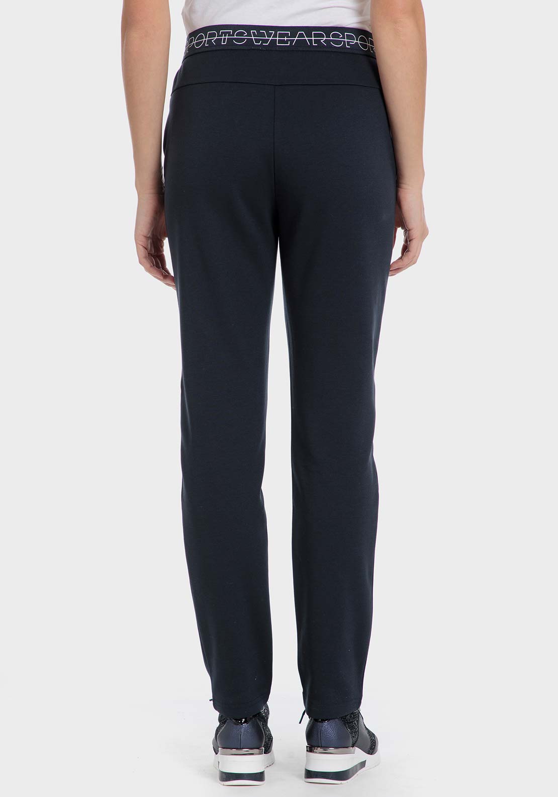 Punt Roma Comfy trousers - Blue / Navy 2 Shaws Department Stores