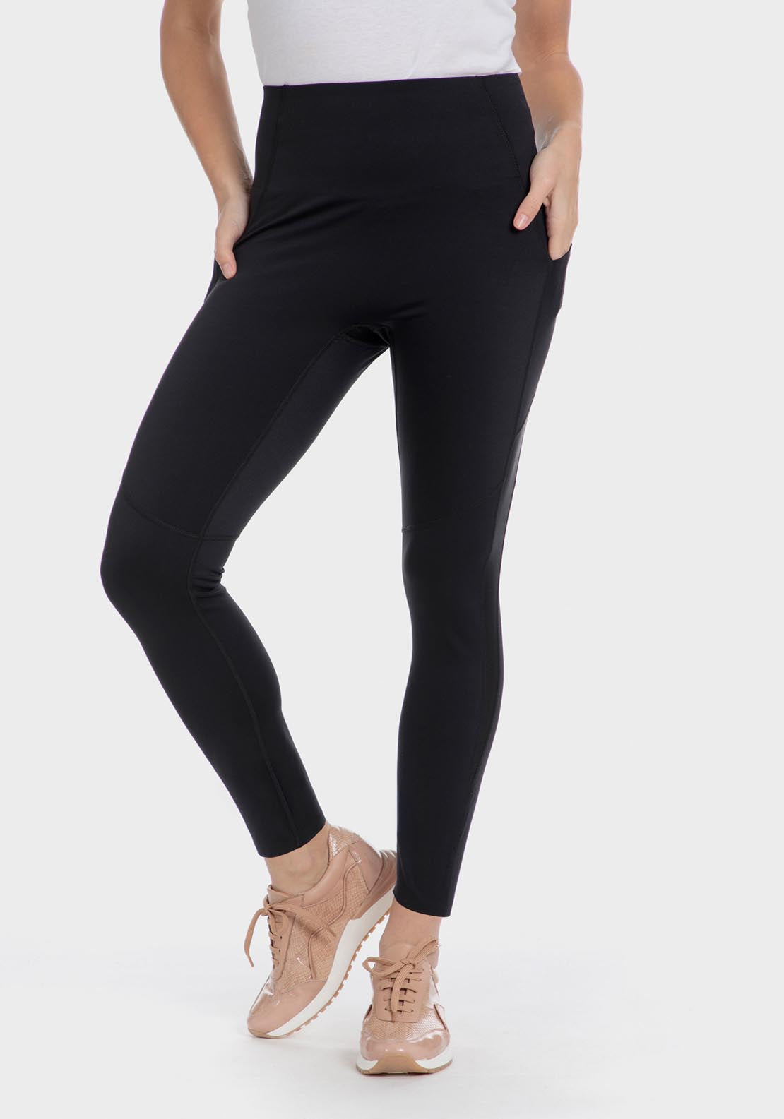 Punt Roma Sport Leggings - Black 1 Shaws Department Stores