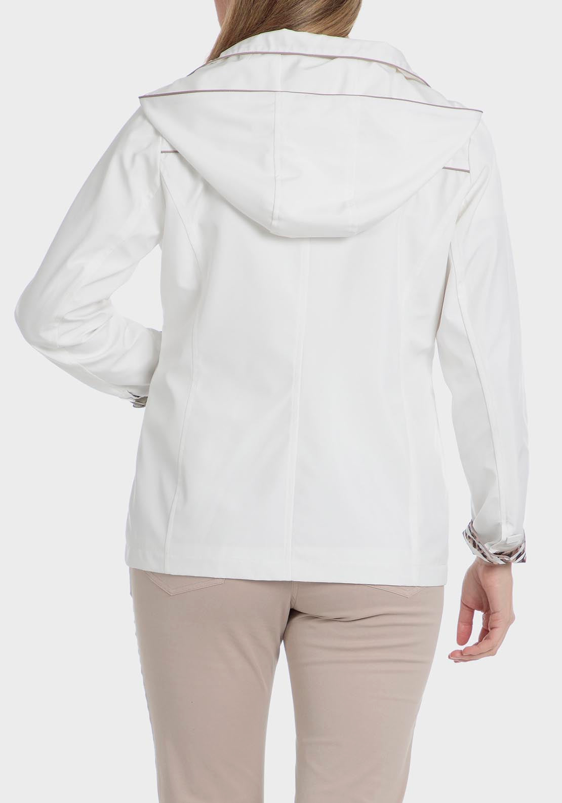 Punt Roma Parka With Hood - White 2 Shaws Department Stores