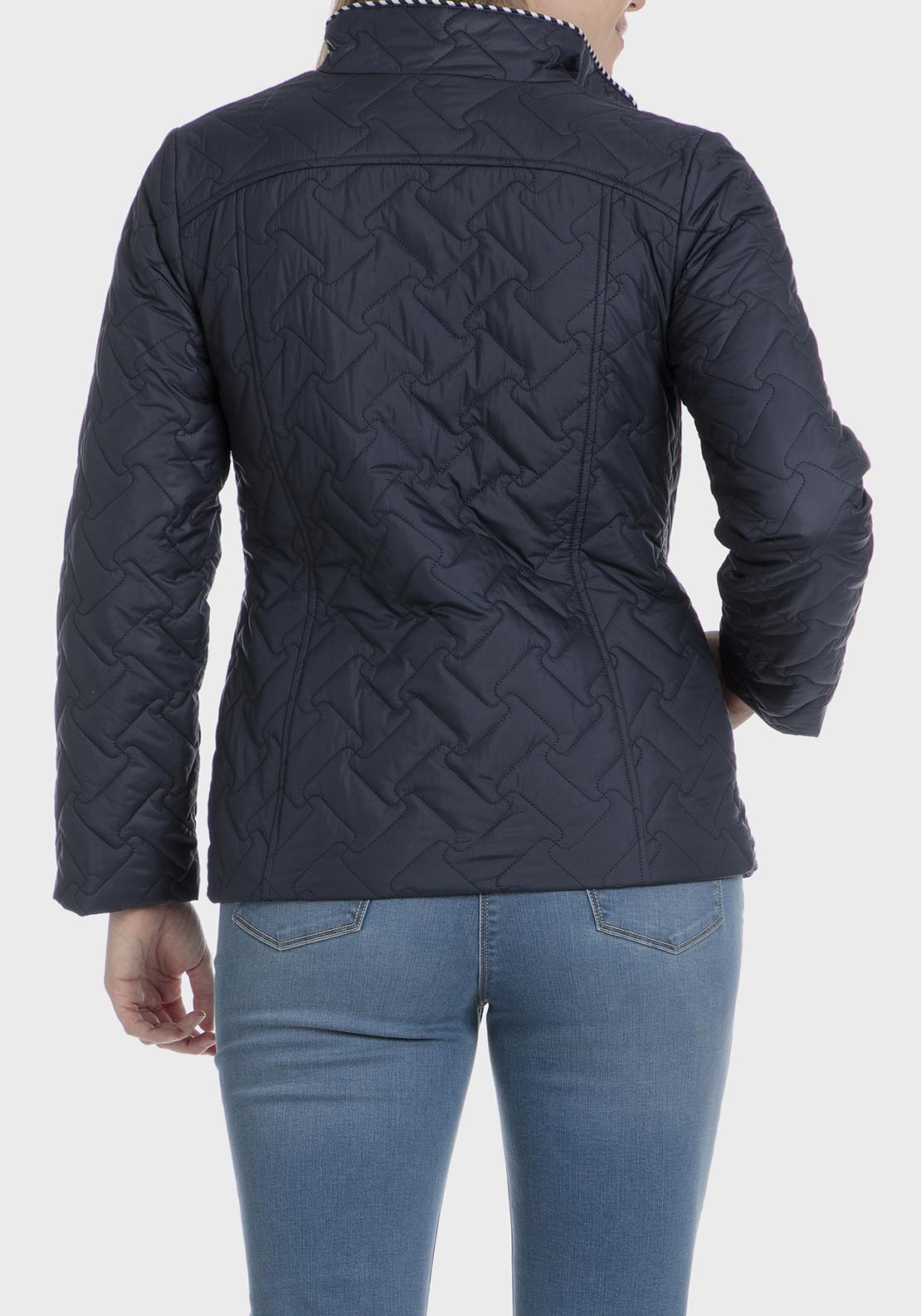 Punt Roma Padded parka jacket - Blue / Navy 6 Shaws Department Stores